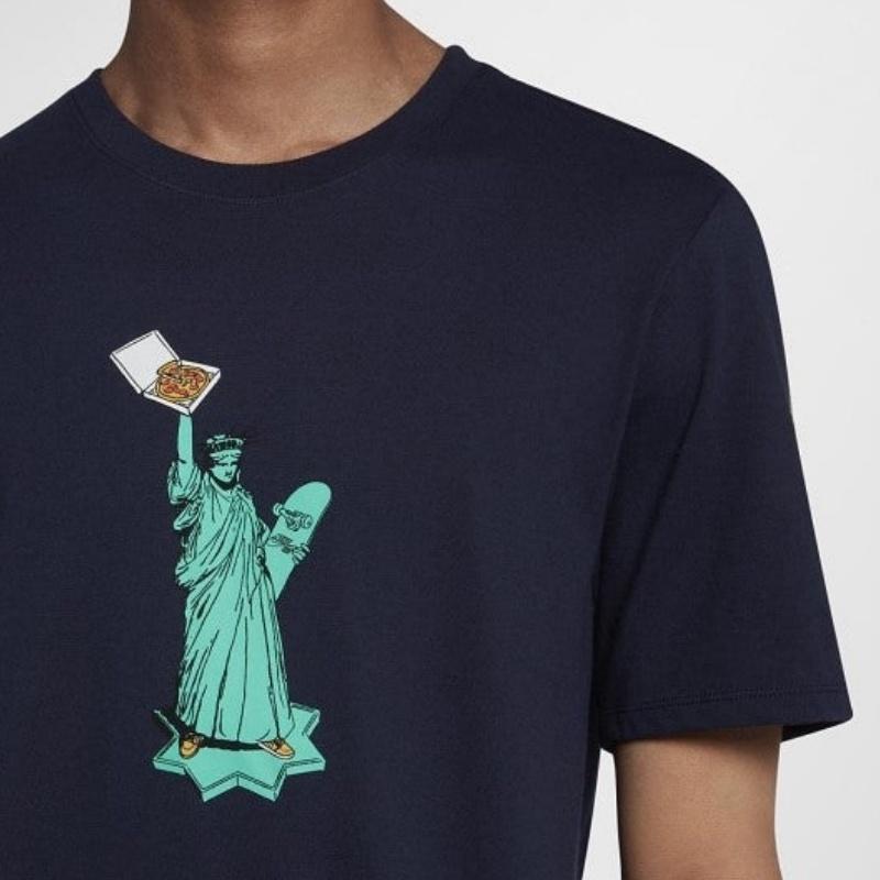 Nike Мужская футболка SB Dri-FIT с круглым вырезом и коротким рукавом tops 923458-478