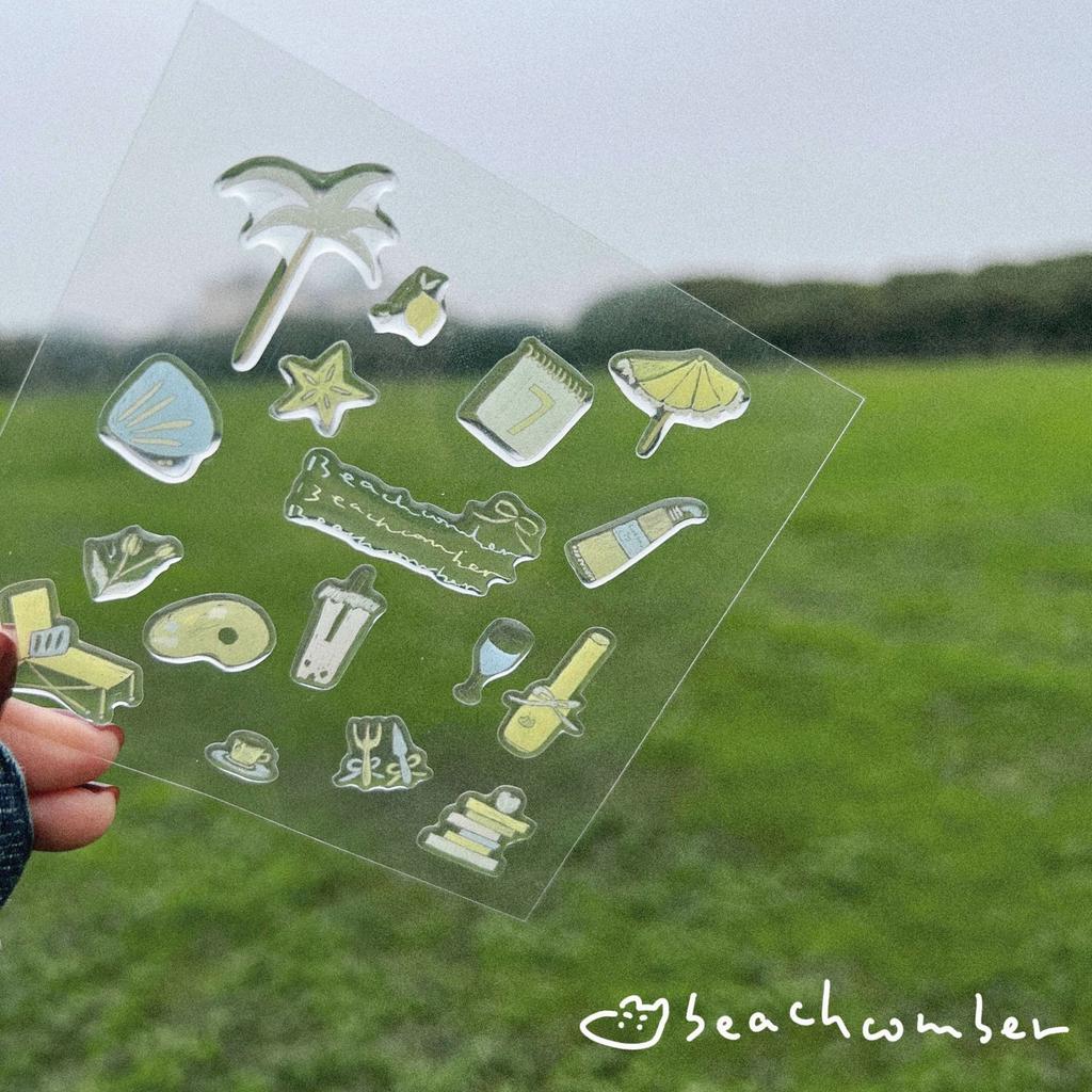 Милый торт пруд желаний 3D рельефная смоляная наклейка чехол для телефона для девочки ноутбук прозрачная желейная наклейка канцелярские товары блокнот DIY украшение