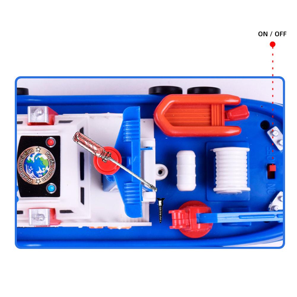 Детский спасательный катер на батарейках