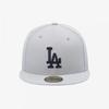 New Era Mlb La Dodgers Базовая приталенная кепка Дельфиний серый 15131702