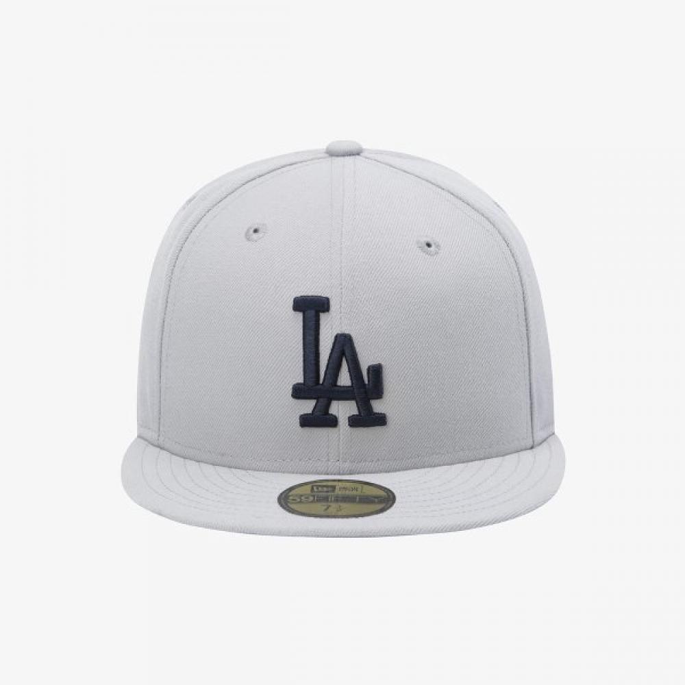 New Era Mlb La Dodgers Базовая приталенная кепка Дельфиний серый 15131702