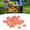 50Pcs Numbered 1-50 Serial Number Tags Round Shape Livestock Sorting Markers  Farm Grouping