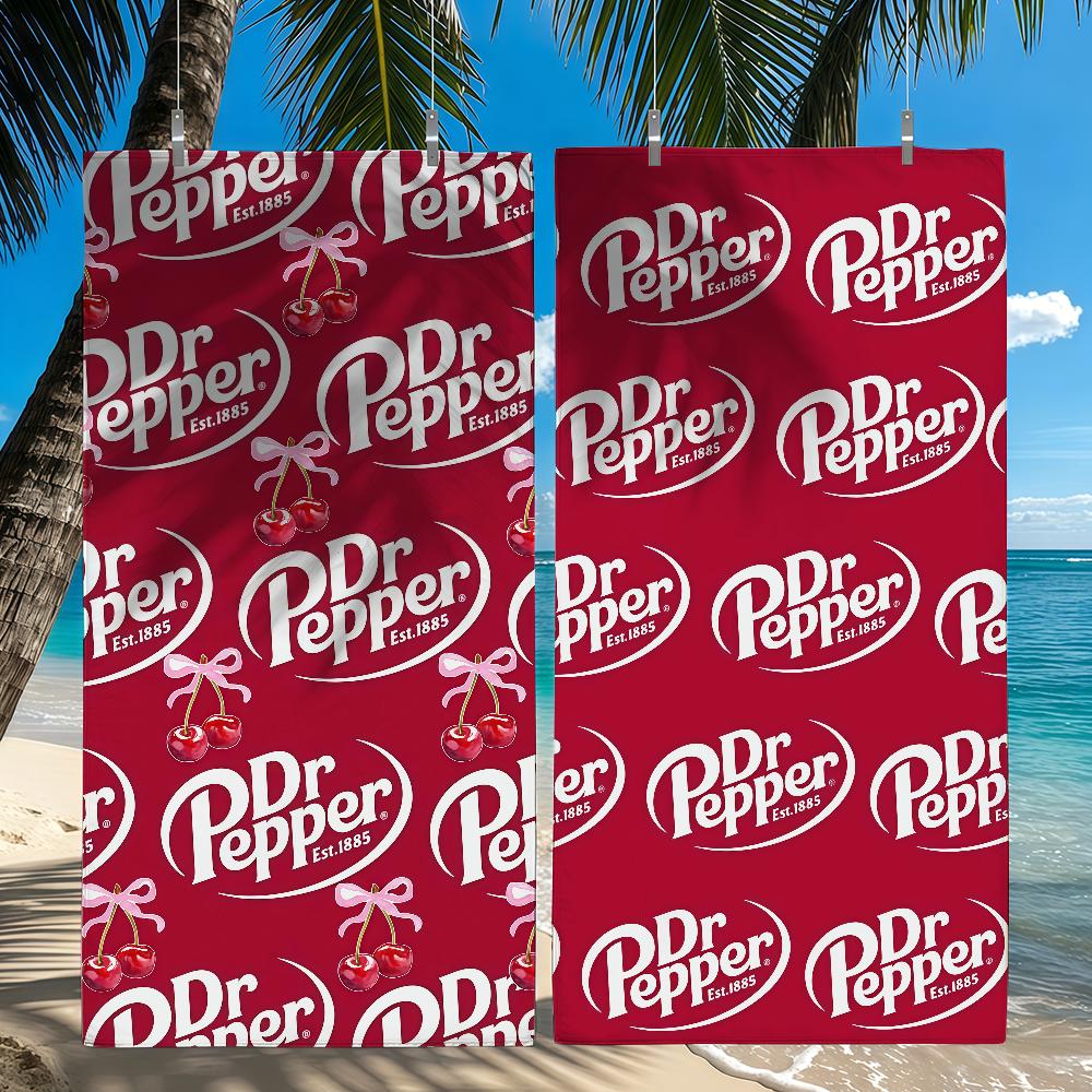 Бренд D-Dr Pepper Полотенце Пляжное Полотенце Дорожное Легкое Приятное для Кожи Для Бассейна Пляжа Кемпинга Круиза Лето
