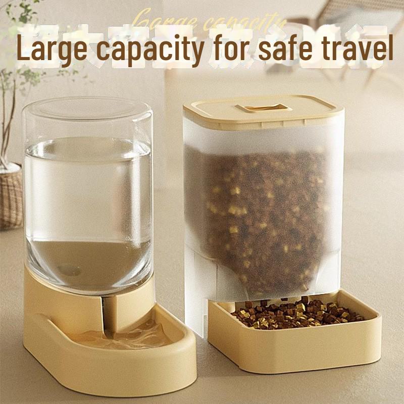 Automatic Pet Water Fountain and Feeder for Cats and Dogs