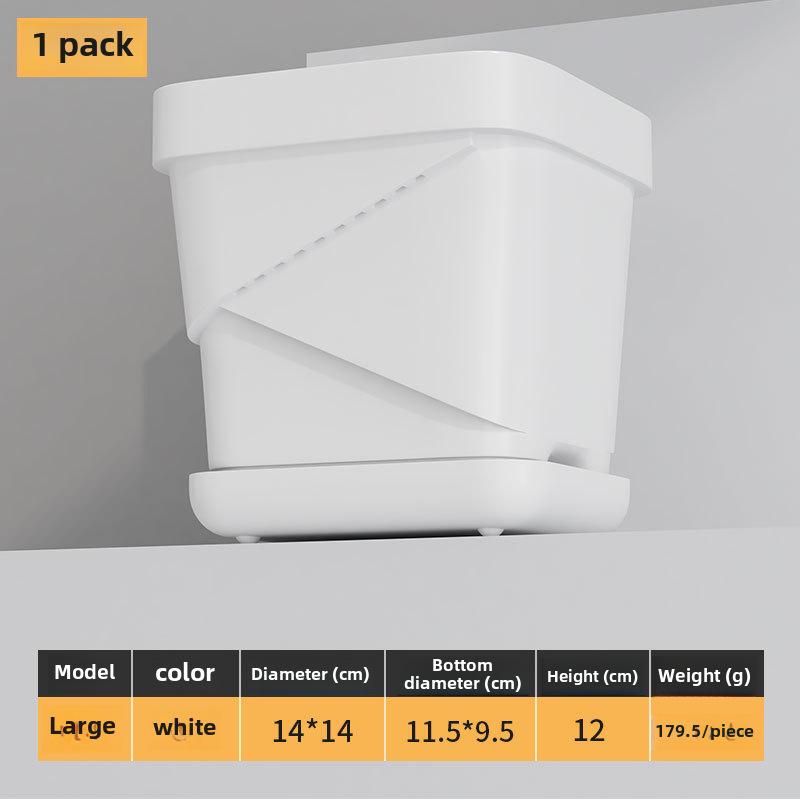 Прочные дышащие пластиковые квадратные цветочные горшки для дома и офиса