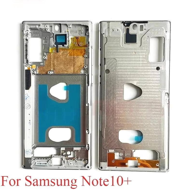 Middle Frame Bezel For Samsung Galaxy Note 10 Plus Note10+ Bracket Moblie Repair LCD Screen Refurbish