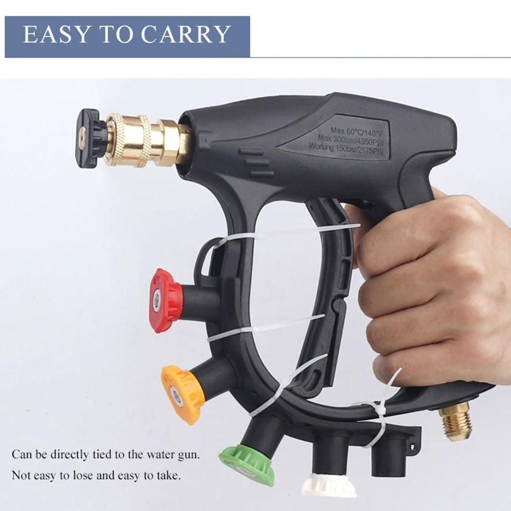 5/7 отверстий с держателем насадки 1/4 дюйма быстроразъемный распылитель для мойки высокого давления насадка для мойки