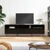 VidaXL TV Cabinet Black 150x30x44.5 Cm Engineered Wood 831277