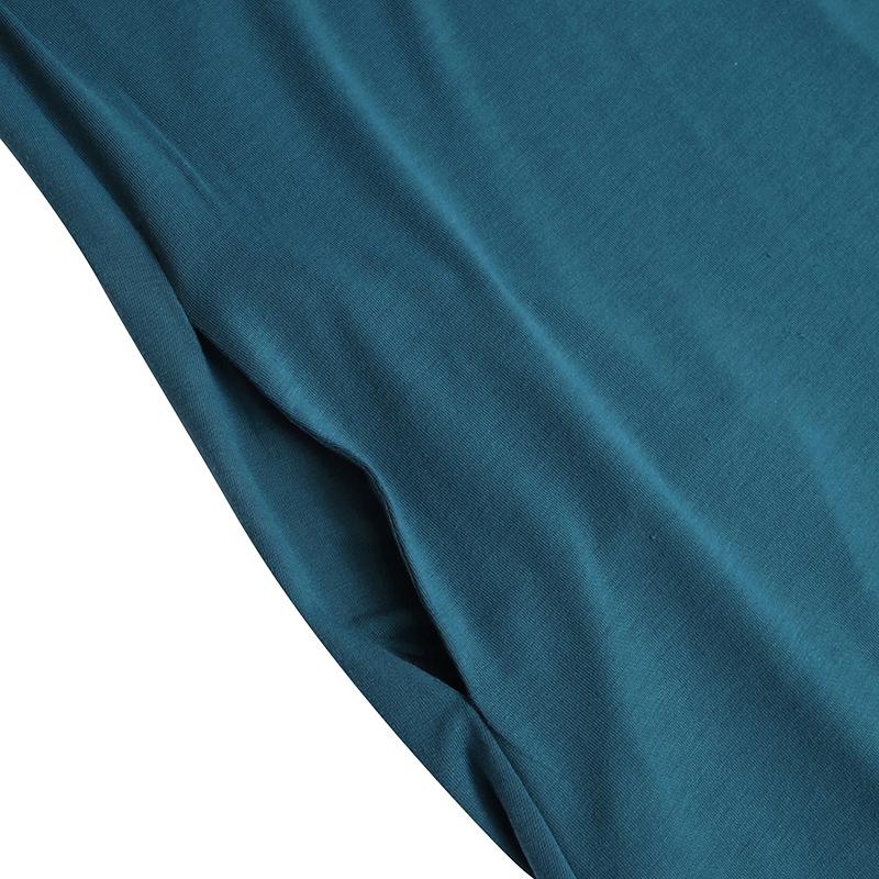 Женский мусульманский кафтан с длинным рукавом одноцветный