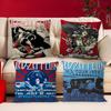 Подушка с персонализацией L-Led Z-Zeppelin, чехол от пыли, декорация для спальни, детской вечеринки, наволочка, подарок на день рождения для детей