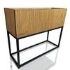 Loft flower stand fiorino oak 62x22x50 cm