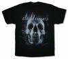 2026 New Oversized Faded Cotton T Shirt Popular Viral Tiny Chest Print Large Back Gradient Abstract Tees