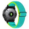 20mm Wave Pattern Nylon Strap for Garmin Fenix 8 43mm/Descent MK3/MK3i Quick Release Watch Band