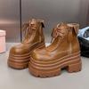 Женские дизайнерские ботильоны на высоком каблуке, зимние новые спортивные ботинки челси для ходьбы, модные трендовые туфли для платья, женские ботинки
