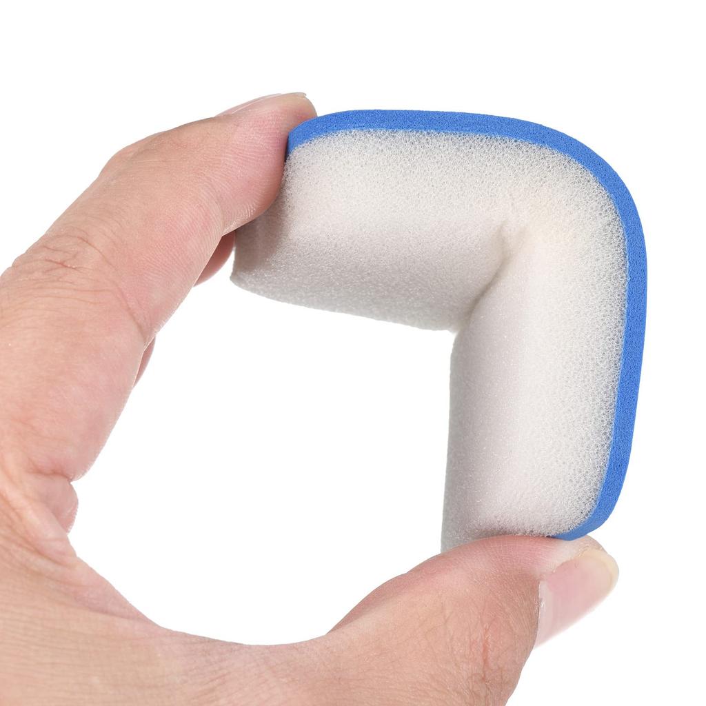 PATIKIL настольный теннис резиновый очиститель 2 шт пинг-понг чистящая губка чистящее средство для ракеток уход за ракетками мягкий синий белый