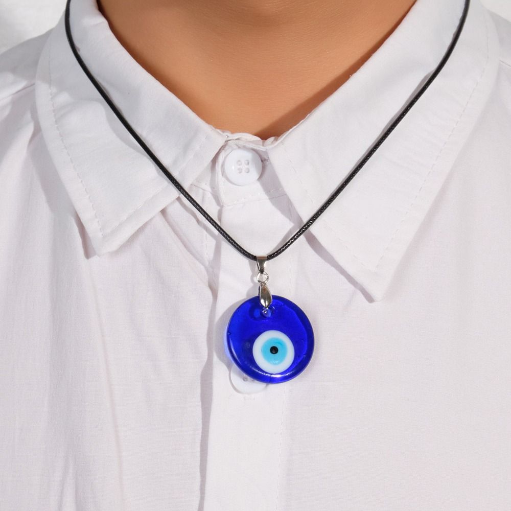Turkish Jewelry Gift Friendship Party Amulet Necklace Blue Eye Pendant Necklace for Women Choker