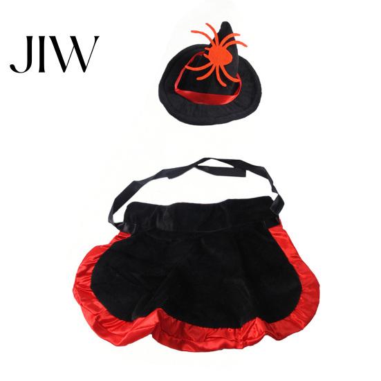 Pet Costume for Running Dogs 1 Set Halloween Cat Witch Costume, Black Cape And Wizard Hat, Moon Small Dog Outfit Star Cloak Pointed Hat