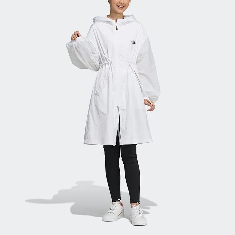 adidas Originals Тренч женский белый (унисекс) Тренчи GQ2501