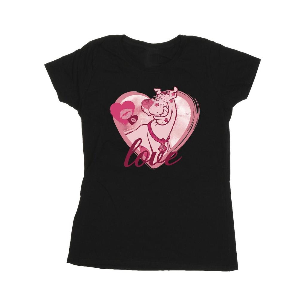 Scooby Doo Womens/Ladies Love Kisses Cotton T-Shirt