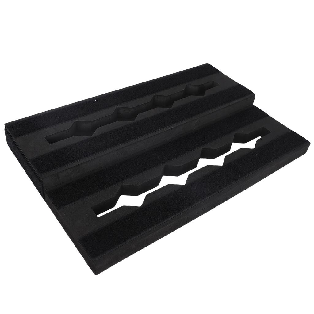 Guitar Pedal Board EVA Anti Slip Portable Modular Guitar Effects Pedalboard Support for 6 to 10 Effect Pedals