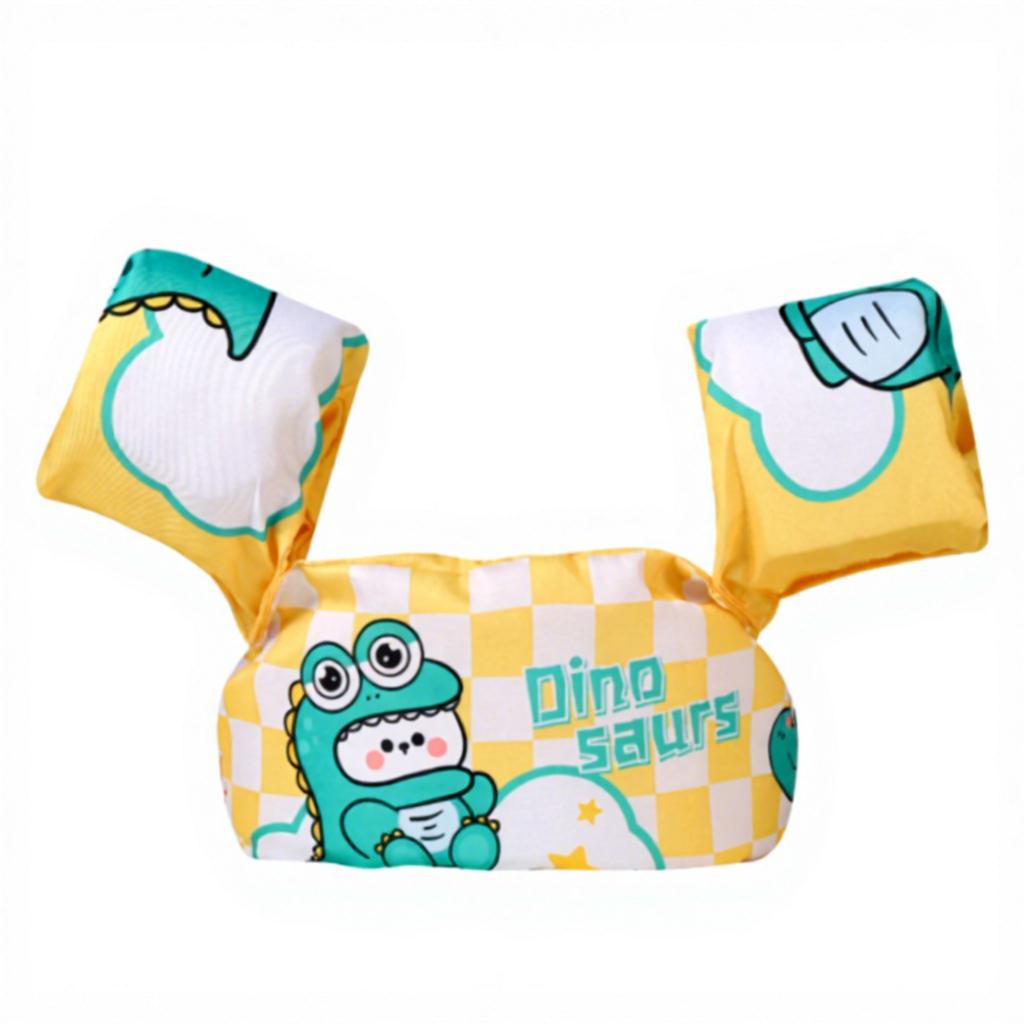 Cartoon Children's Buoyant Swimming Arm Ring Float Vest with Nylon/Polyester Material Life Jacket for Water Sports and Fishing