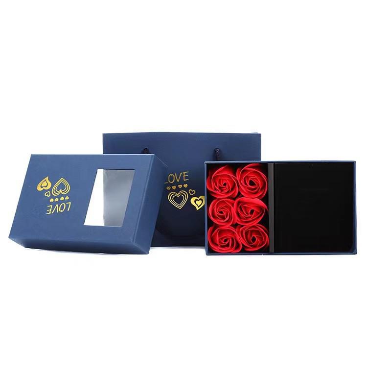 Ferris Wheel Rose Gift Box Set - Single/Double Layer, Customizable Everlasting Roses