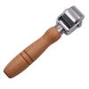 25/60/100mm Press Edge Roller, Leather Craft Glue Laminating Tool Leather Edge Creaser Smoother Steel Iron Roller