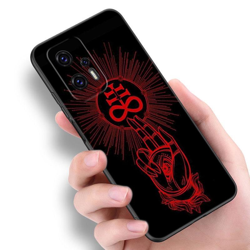 Demonic Satanic Scary Skull Phone Case For Xiaomi POCO F2 F3 M2 M3 M4 X3 X4 Pro NFC F4 GT 5G F1 X2 C3 C31 C40 M5S Black Cover