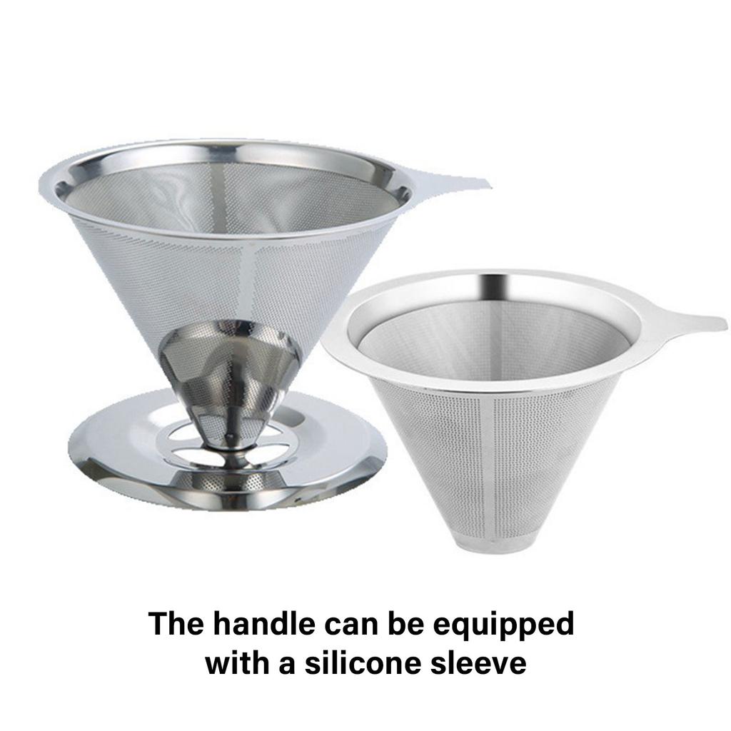 Чашки кофейного фильтра из нержавеющей стали Кофейный фильтр Чашка кофейного фильтра Дриппер Пуровер Кофейный фильтр Инструмент для эспрессо