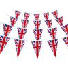 Гирлянда Флаг Юнион Джек 2025 Украшения к Юбилею Королевы Товары для вечеринки Гирлянда-Баннер Флаг Юнион Джек Великобритании Праздничные украшения