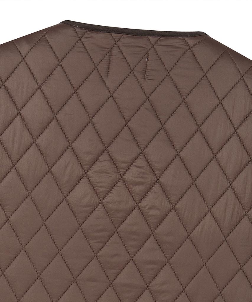 Beyond Closet Стеганый жилет с нашивкой Patch Point, 1 л, коричневый