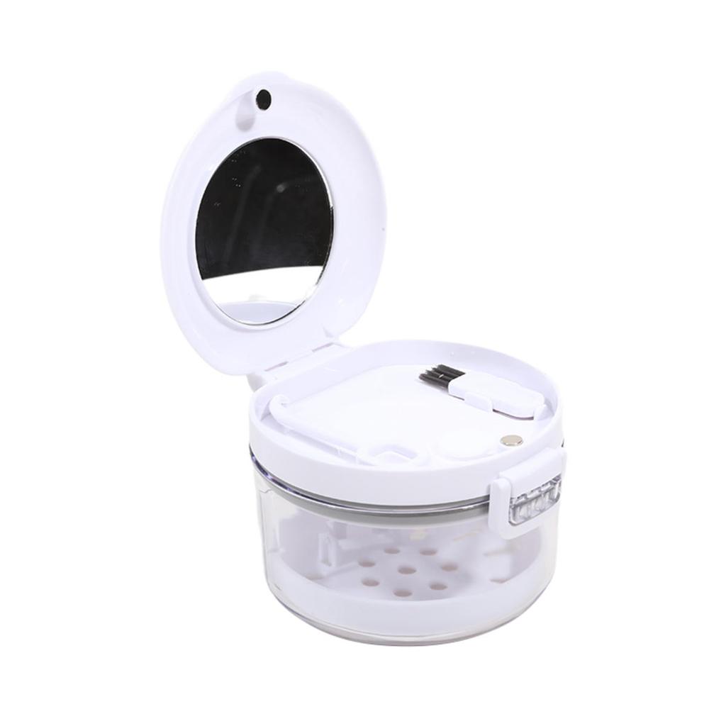 Портативный ортодонтический ретейнер, универсальный невидимый ящик для хранения брекетов, футляр для замачивания искусственных зубов, ванночка для зубных протезов