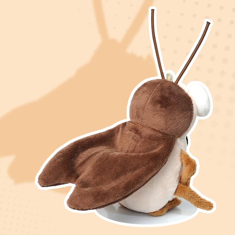 Милый кулон в виде таракана, забавная кукла-таракан, пародия на злую плюшевую игрушку, подвеска в виде ключа, милый подарок на вечеринку