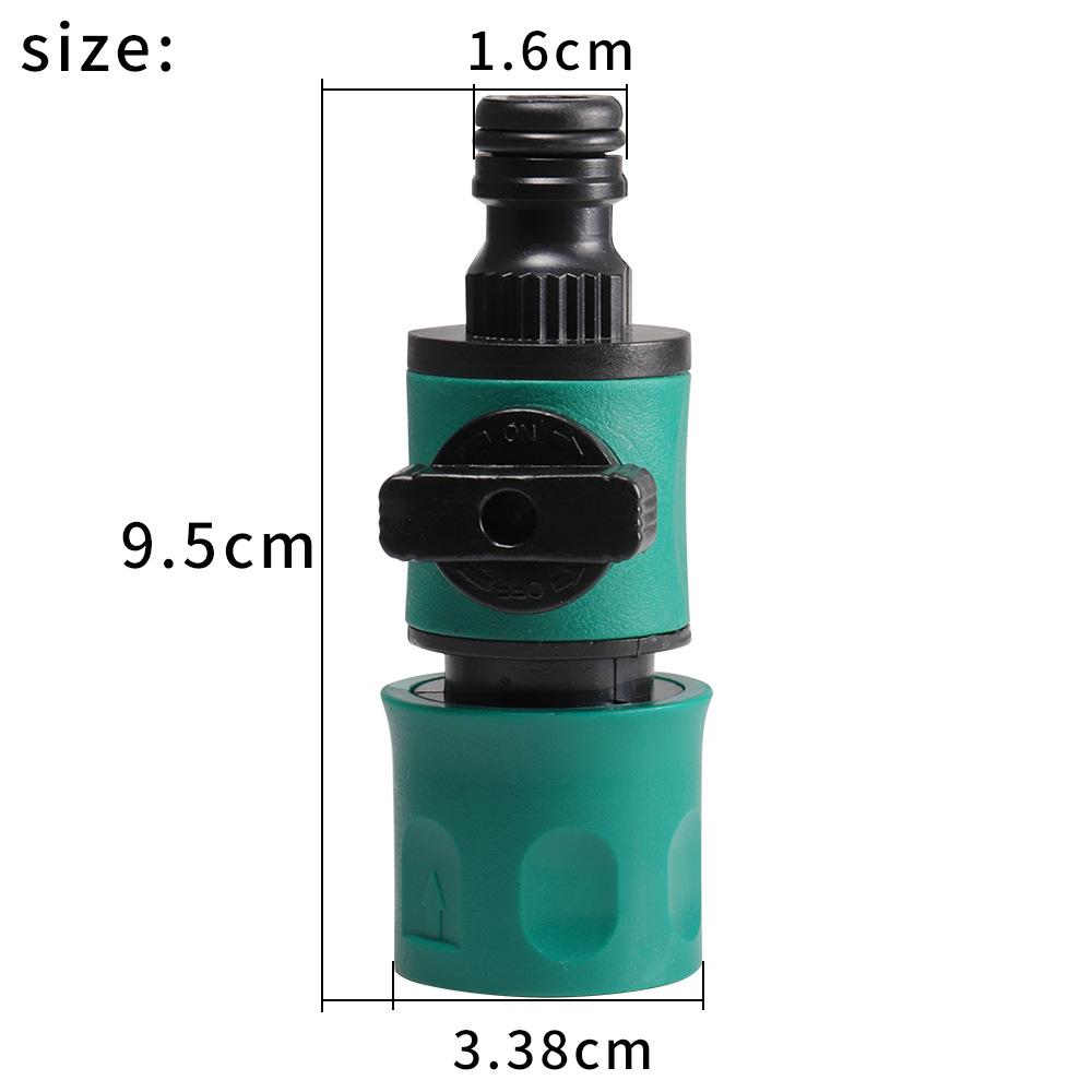 Plastic Valve Hose Adapter Switch Two-Way Nipple Connector New Garden Water Connectors