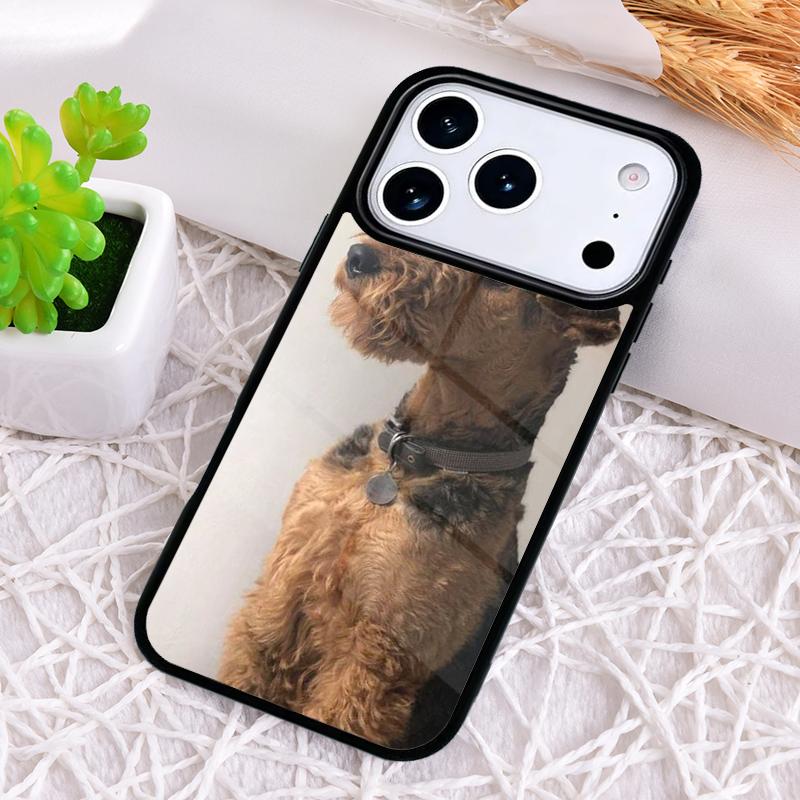 Airedale terrier cute mum dog Phone Case for iPhone 17 Air 16 15 11 12 14 13 Pro Max Shockproof Cover