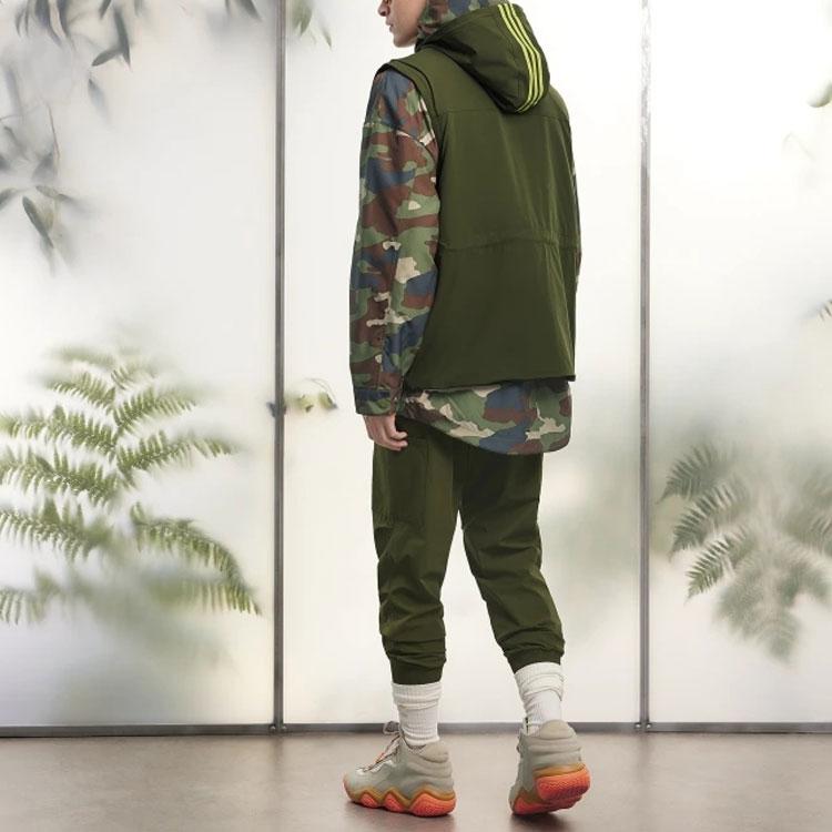 adidas X Ivy Park Collaboration SS23 Съемная камуфляжная утилитарная куртка унисекс куртка милитари-зеленый IB0217