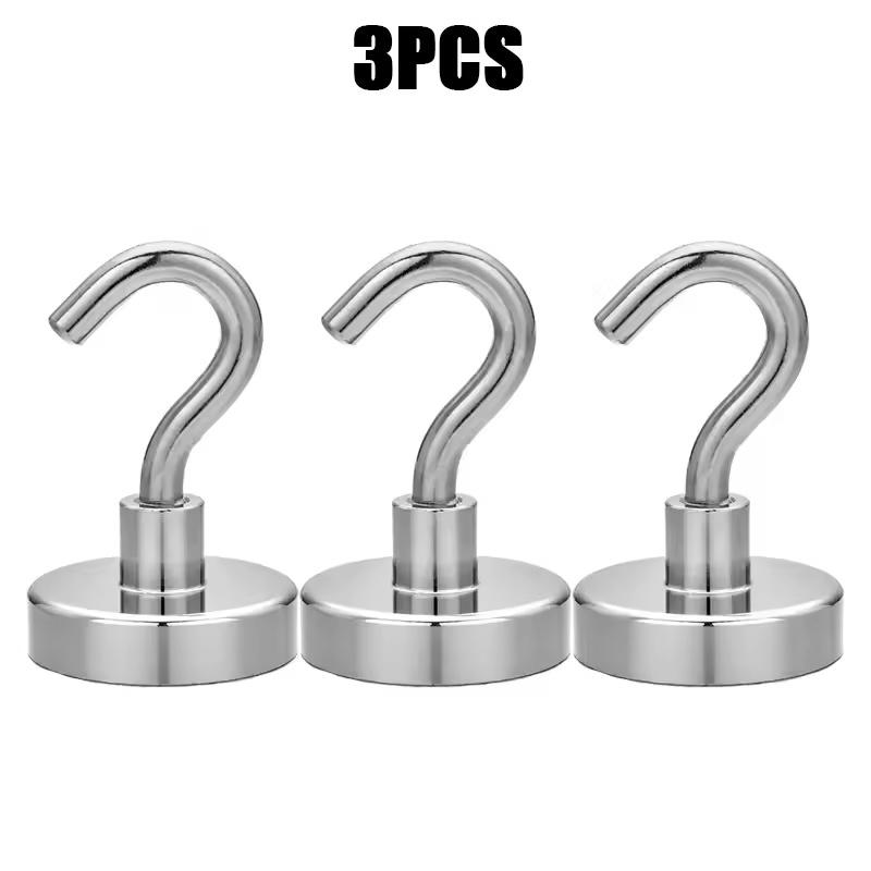 Многоцелевые металлические магнитные крючки с надежной фиксацией — S-образный дизайн для дома, кухни, бара и ванной комнаты — доступны в наборах от 1 до 80 штук