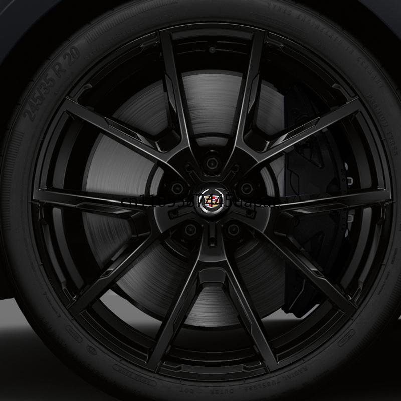 AABHX1 4Pcs 56mm Aluminum Emblem Car Wheel Center Hub Caps Sticker For Cadillac Logo Escalade CTS ATS SRX XTS XT5 STS CT5 CT6 BLS XLR