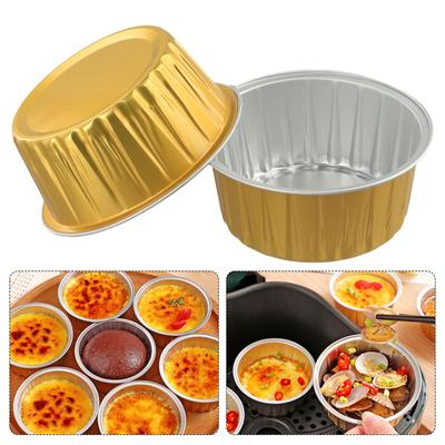 20 шт. чашки из фольги 8,4*6,5*3,4 см чаша из алюминиевой фольги для фритюрницы