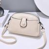 Cozy Up Litchi Pattern Single Shoulder Crossbody Bag Fashion Commuter Bag