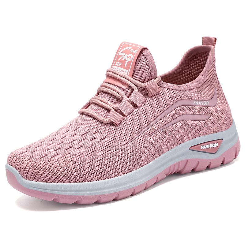 Mesh Breathable Sneakers for Women Sports Shoes Lightweight Knitted Woman Shoes Ladies Sneakers Spring Casual Tennis Shoes