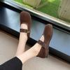 Новые Популярные Женские Ретро Туфли Мэри Джейн на Плоской Подошве с Круглым Носком, Мягкая Подошва, Удобная Повседневная Обувь, Классика в Винтажном Стиле на Каждый День