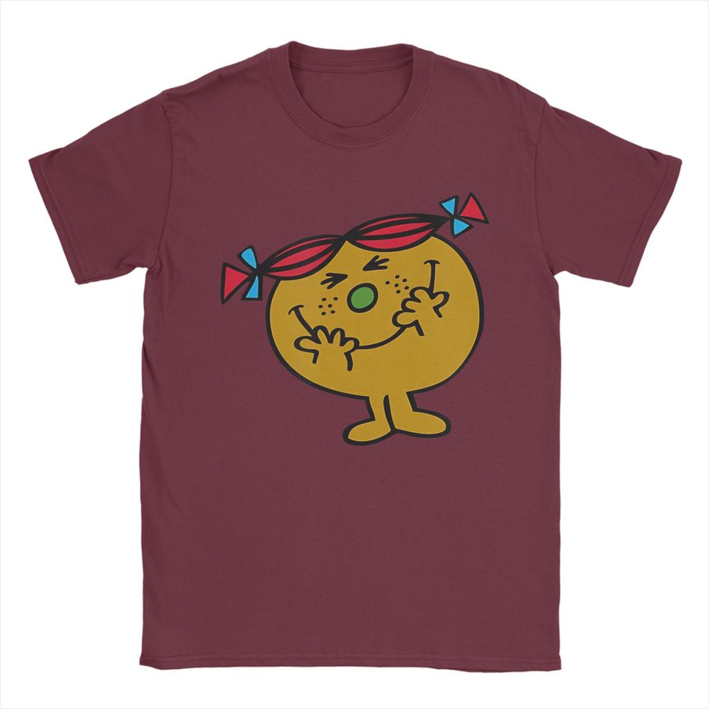 Mr Men Little Miss Trouble T Shirts Men Women Pure Cotton Leisure T-Shirt Round Neck Tee Shirt Short Sleeve Clothing Plus Size