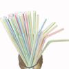 100pc/Pack Bendable Disposable Plastic Drinking Straws