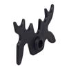Black Staghorn Shape Billiards Cue Rack Antlers Rod Holder Bridge Head Holder Snooker Pool Rack