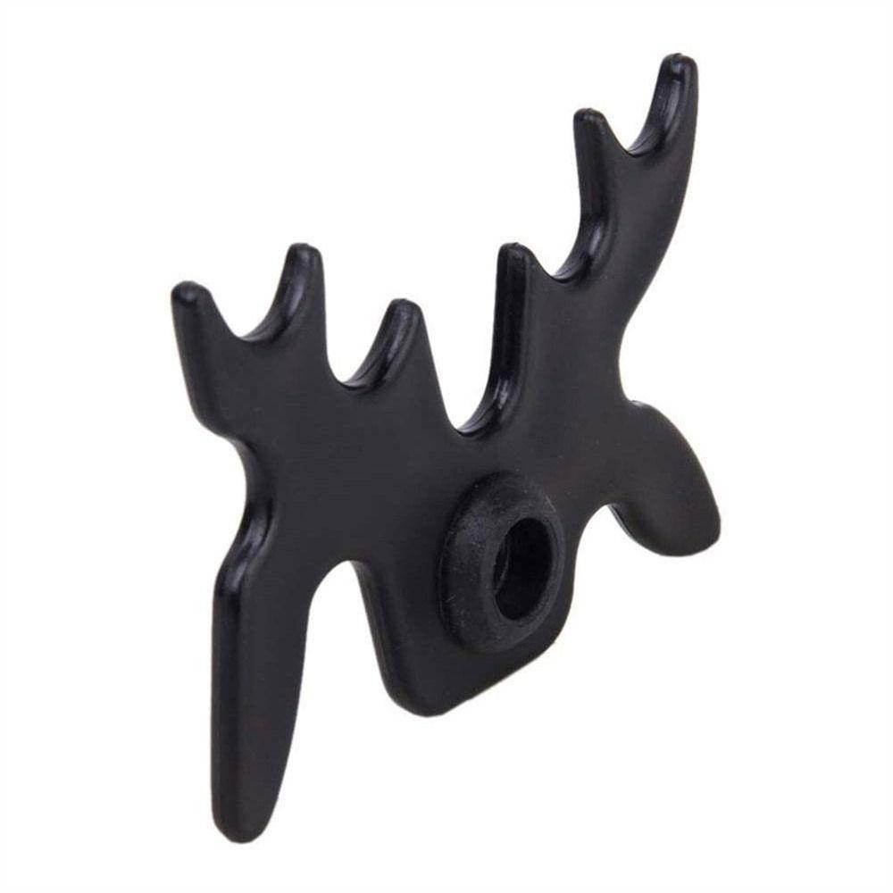Black Staghorn Shape Billiards Cue Rack Antlers Rod Holder Bridge Head Holder Snooker Pool Rack