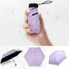 Portable Super Mini Pocket Compact Sun Protection 5 Fold Umbrella Fold Rainproof and Windproof Travel
