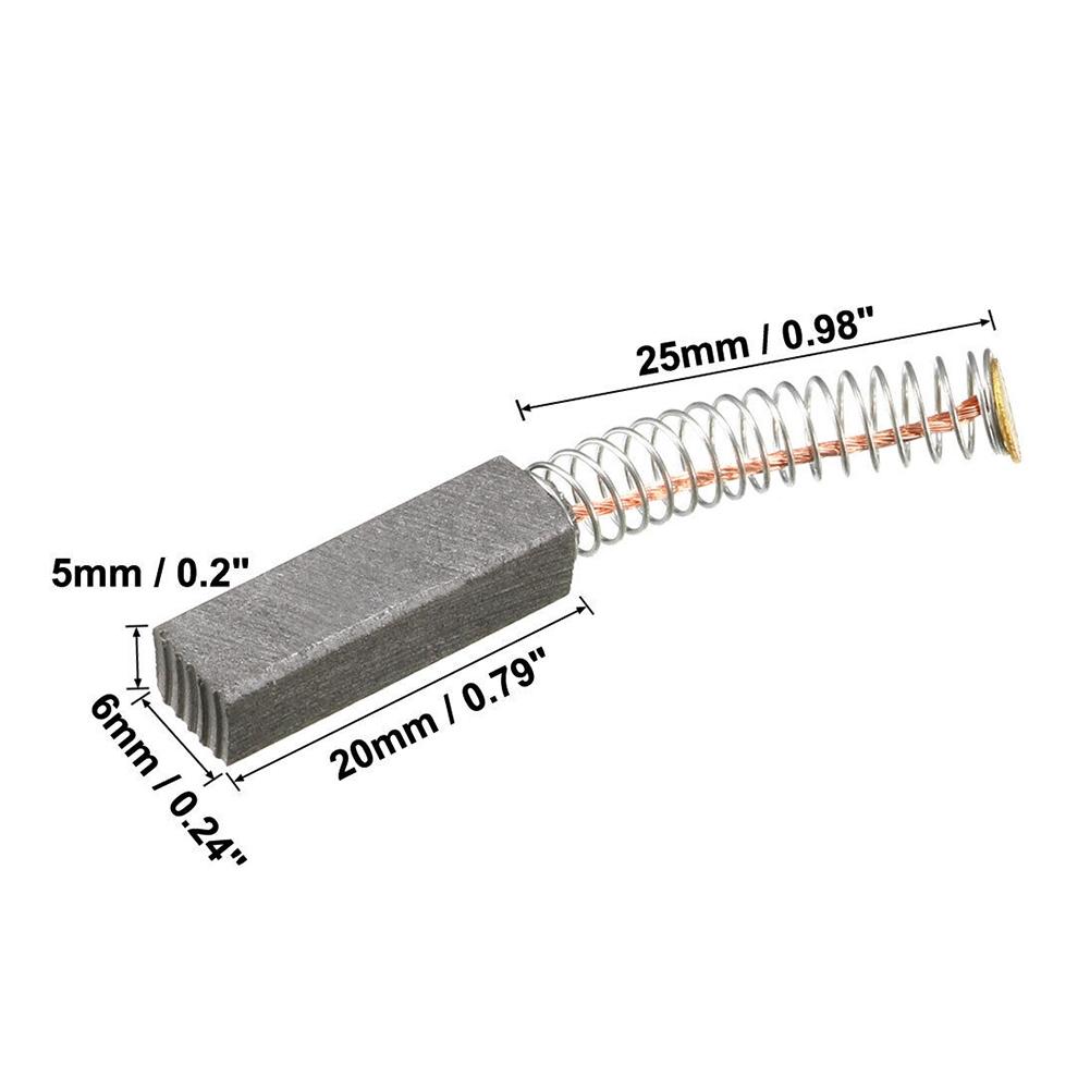 Угольные щетки 2 шт. Аксессуары Углерод + Металлическая часть