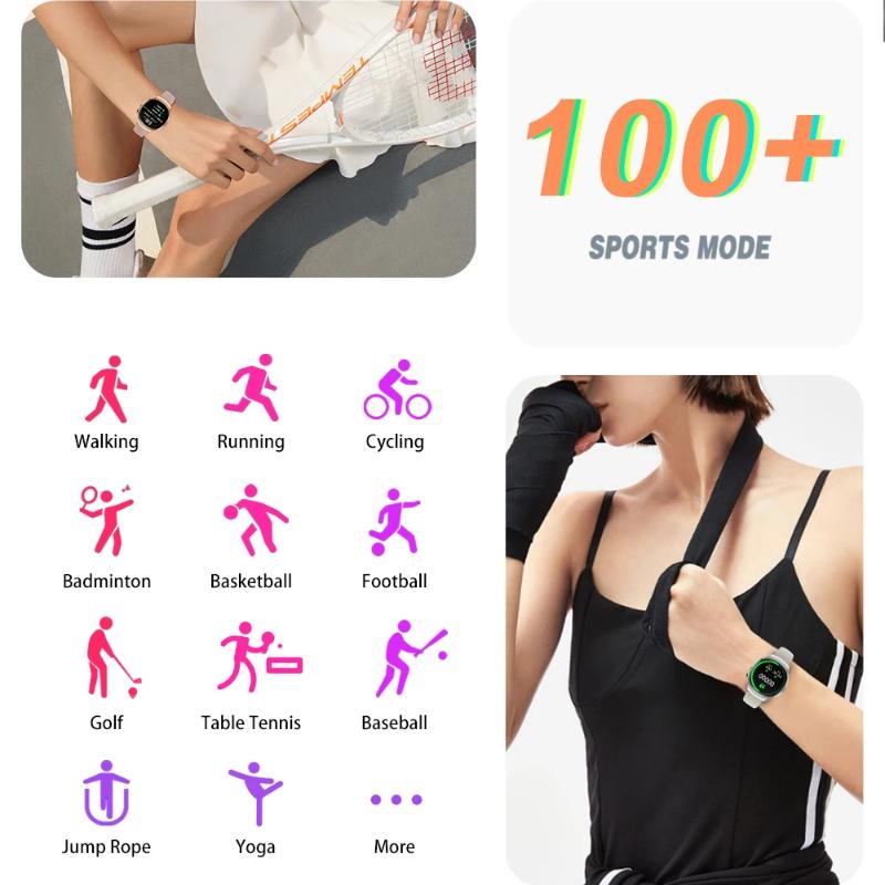 2025 Новые женские модные умные часы Женские AMOLED HD экран GPS Пульсометр Звонки по Bluetooth Водонепроницаемые Уличные умные часы для Xiaomi