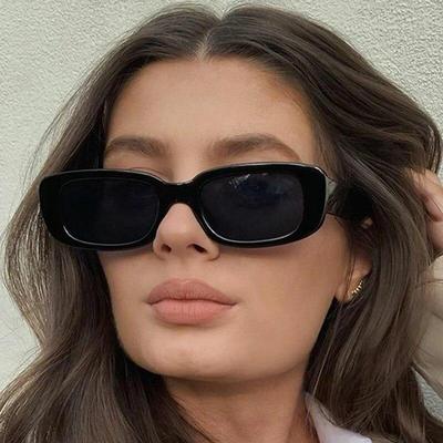 Женские модные солнцезащитные очки, винтажные брендовые дизайнерские квадратные солнцезащитные очки UV400 для вождения, женские очки